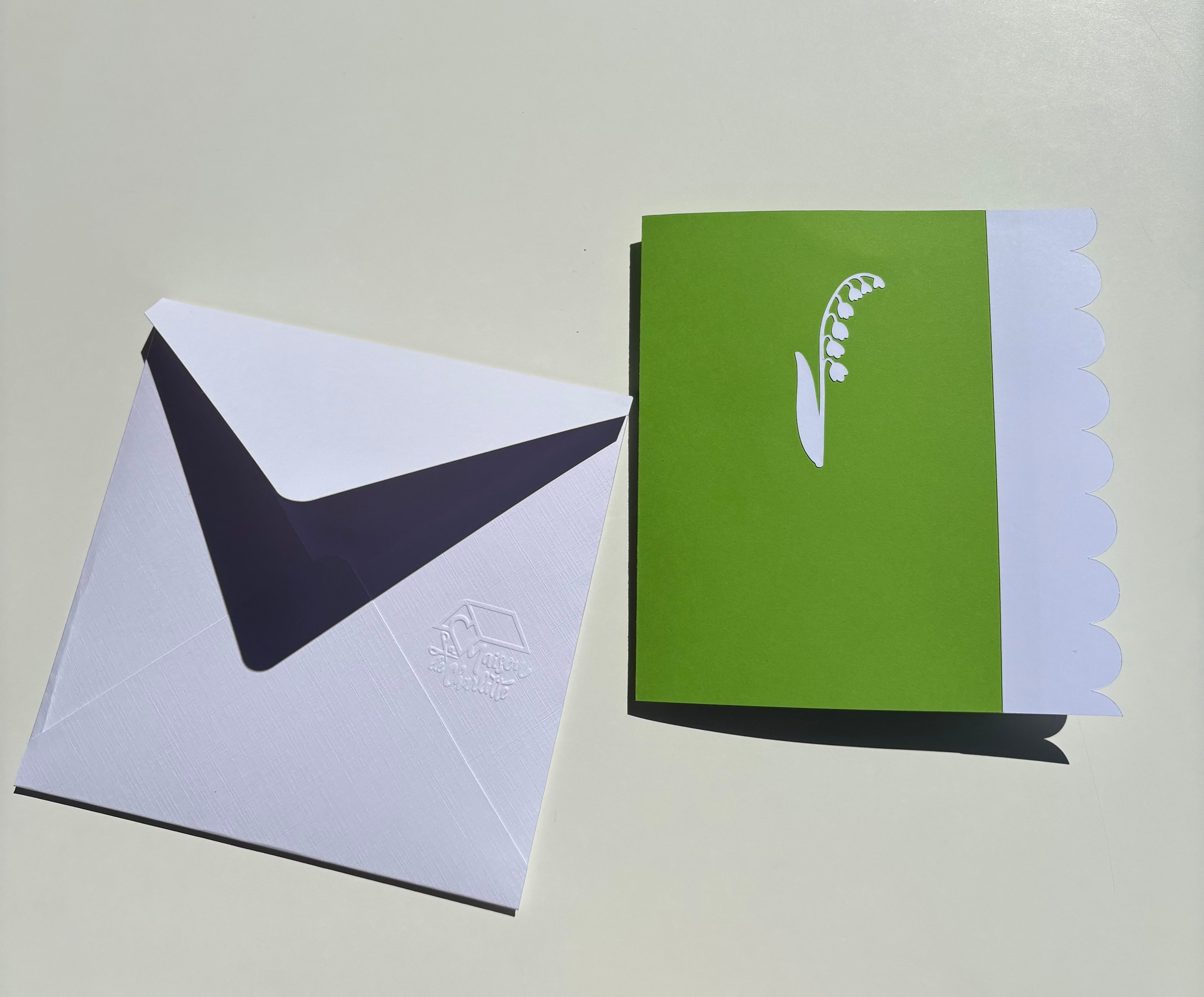 Carte Pop-Up "Brin de Bonheur" – Muguet Parfumé