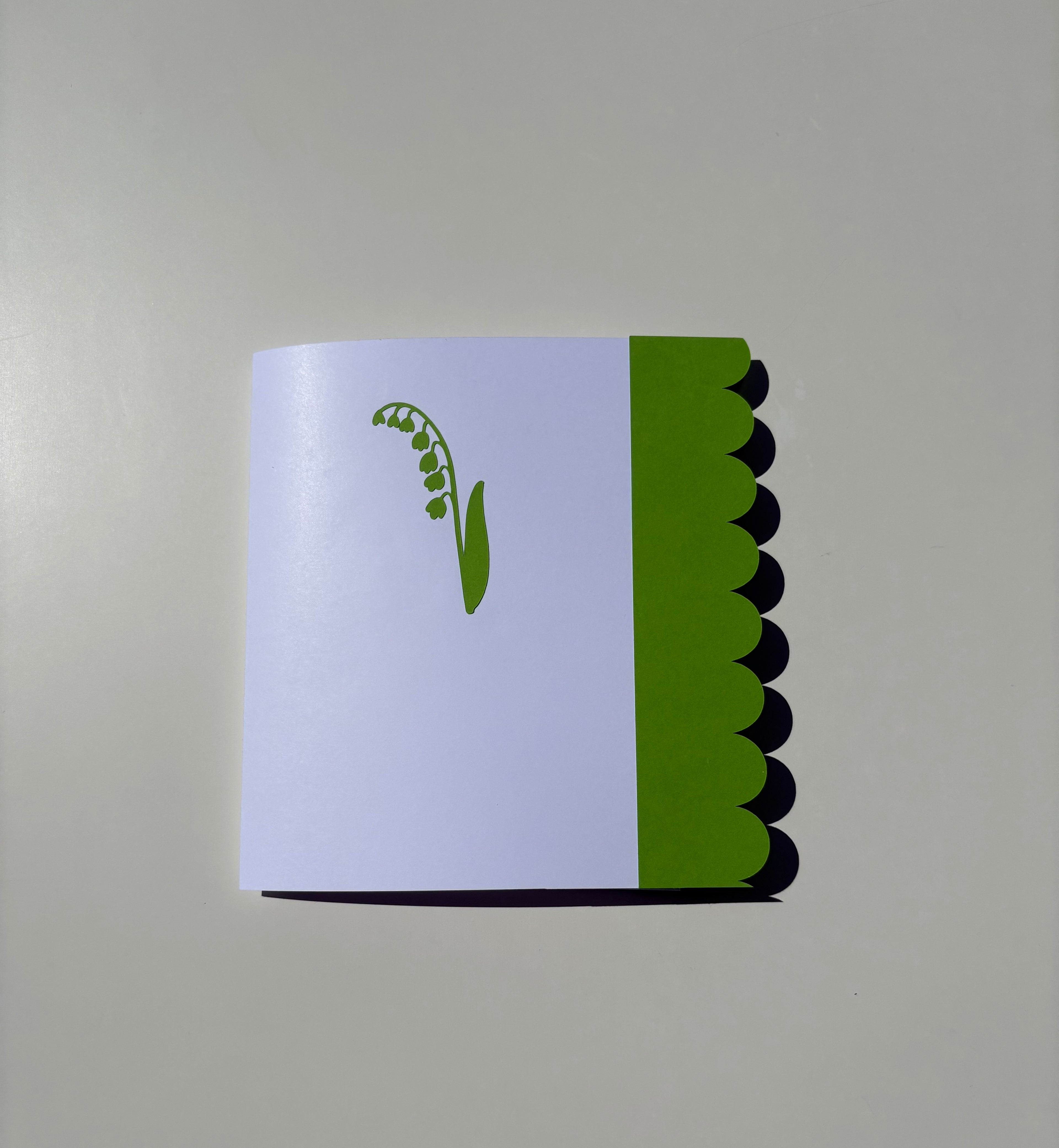Carte Pop-Up "Brin de Bonheur" – Muguet Parfumé