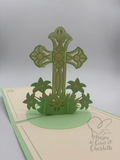 Carte pop-up «Croix et Lys»