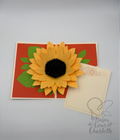 Carte pop-up «Tournesols»