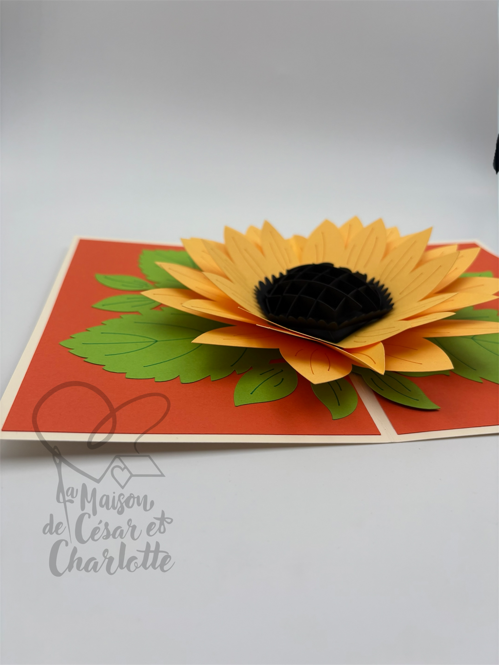 Carte pop-up «Tournesols»